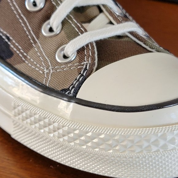 Converse X Carhatt WIP Chuck 70 Hi Camouflage 169221C Covert Green Size 8.5 NWB - Picture 7 of 13